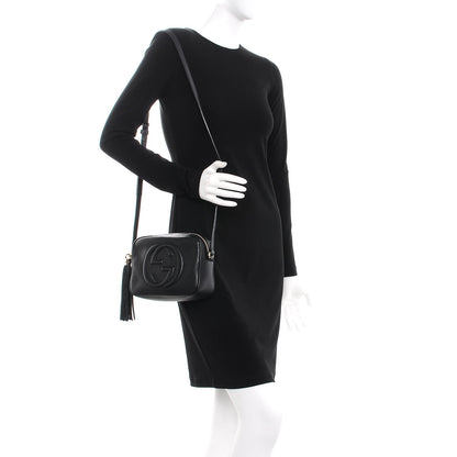 Gucci Pebbled Calfskin Small Soho Disco Bag Black 3 of 13