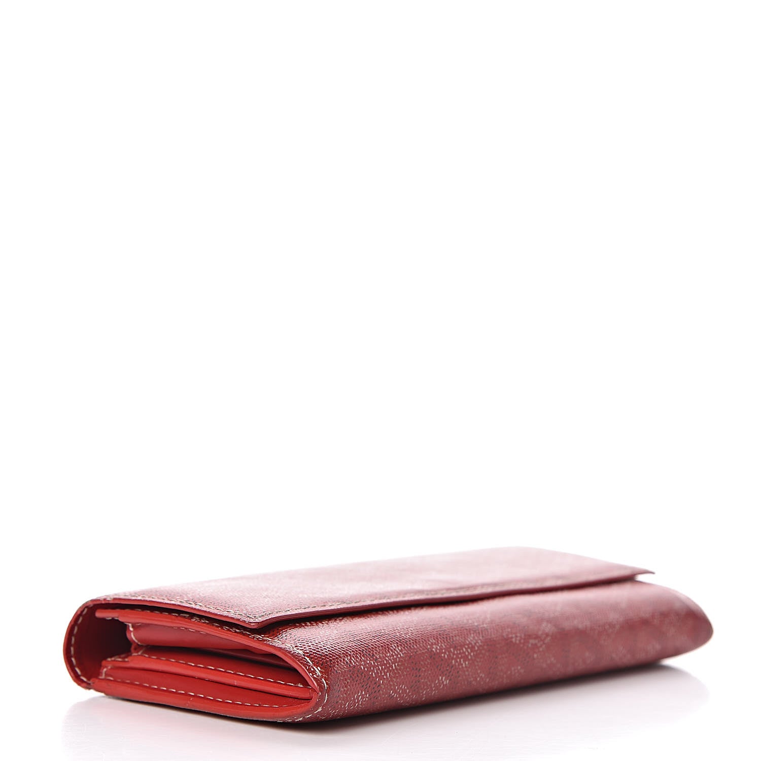 Goyard Goyardine Varenne Long Wallet Red 4 of 14
