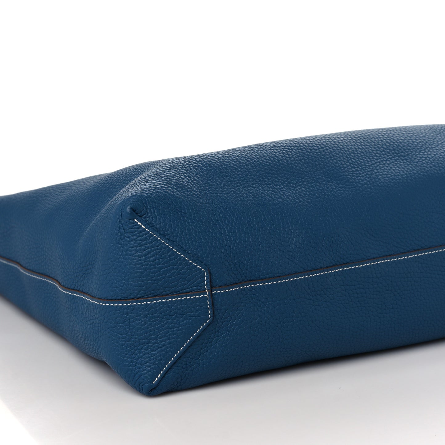 Taurillon Clemence Double Sens 45 Reversible Tote Menthe Bleu Thalassa