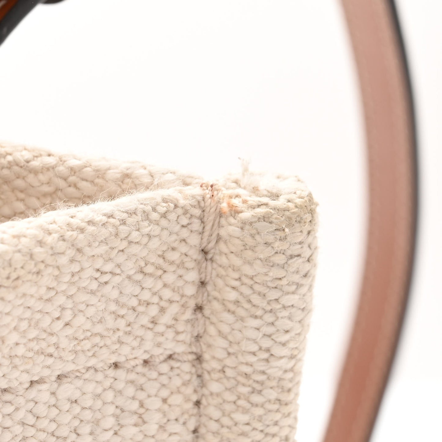 Canvas Small Cabas Thais Ecru Black