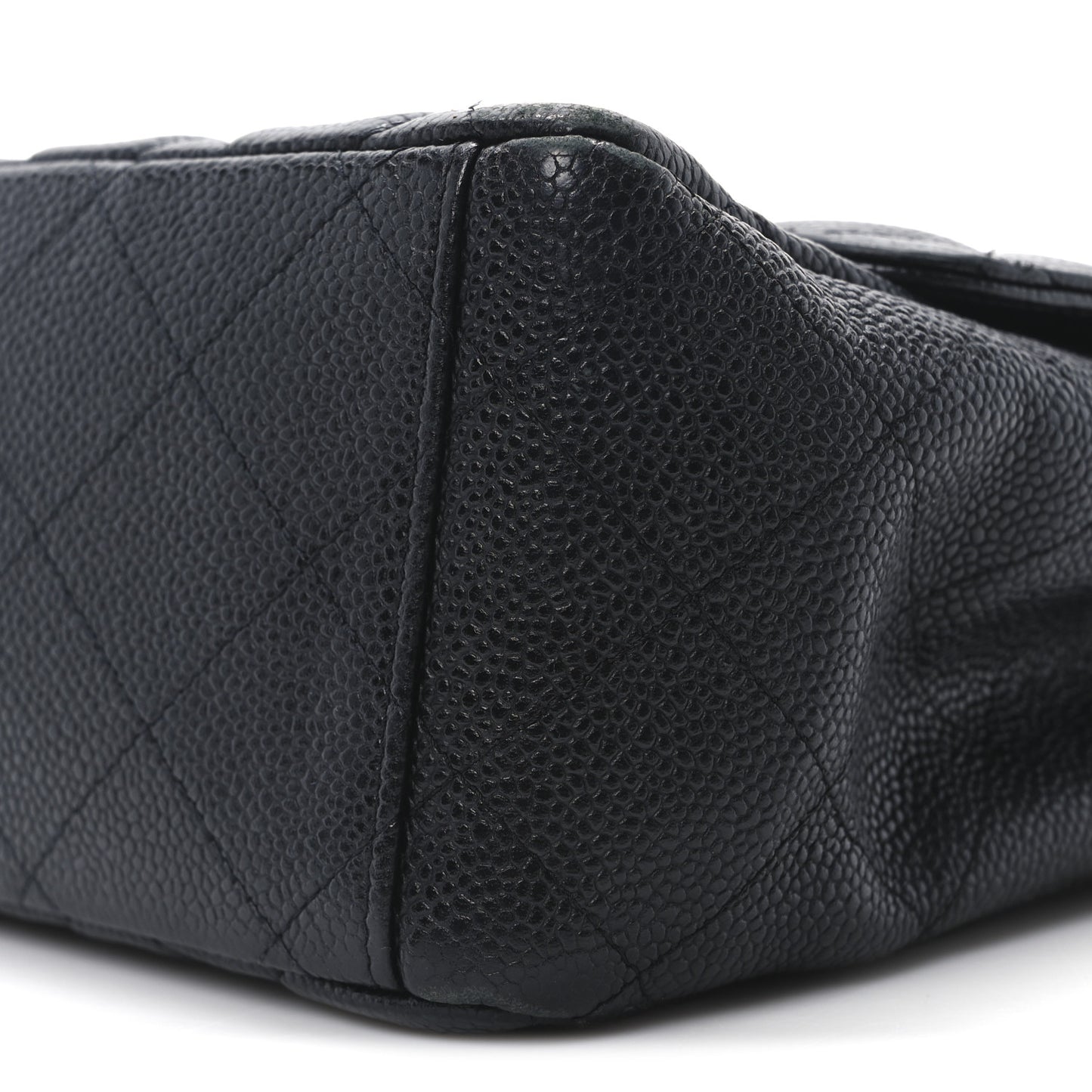 Caviar Quilted Maxi Single Flap Black