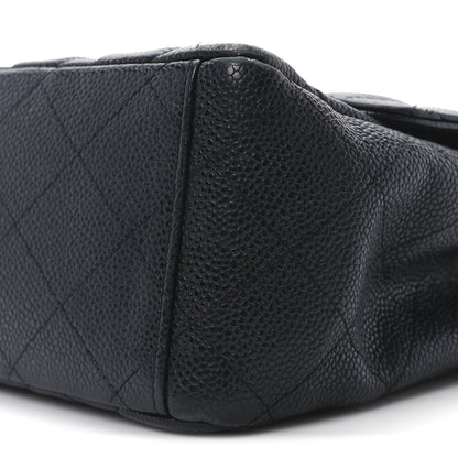 Chanel Caviar Quilted Maxi Single Flap Black 10 of 11