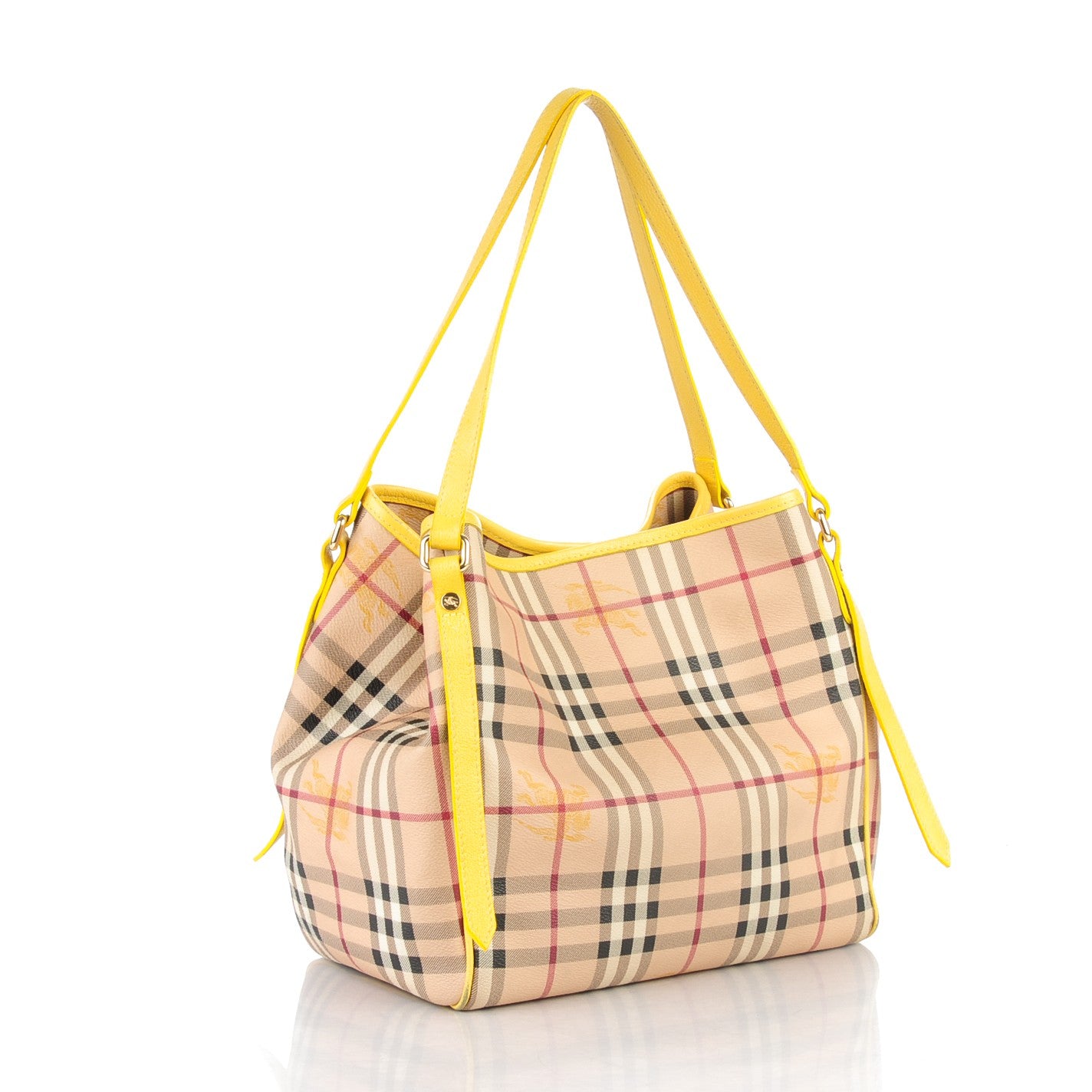 Haymarket Check Small Canterbury Tote Yellow