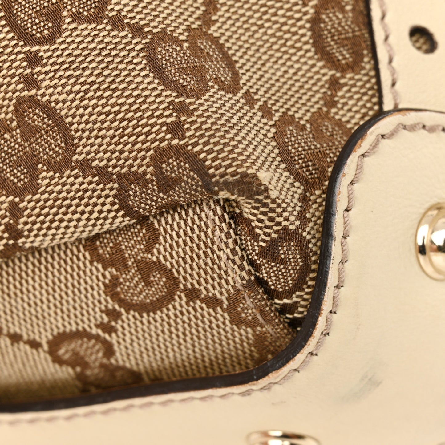 Monogram Small Pelham Shoulder Bag Off White