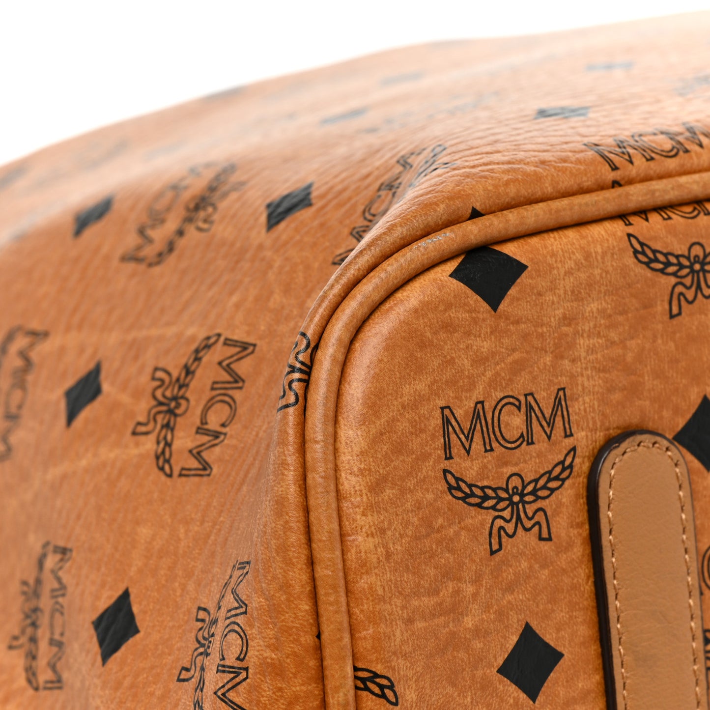 Visetos Large Liz Reversible Shopper Tote Cognac