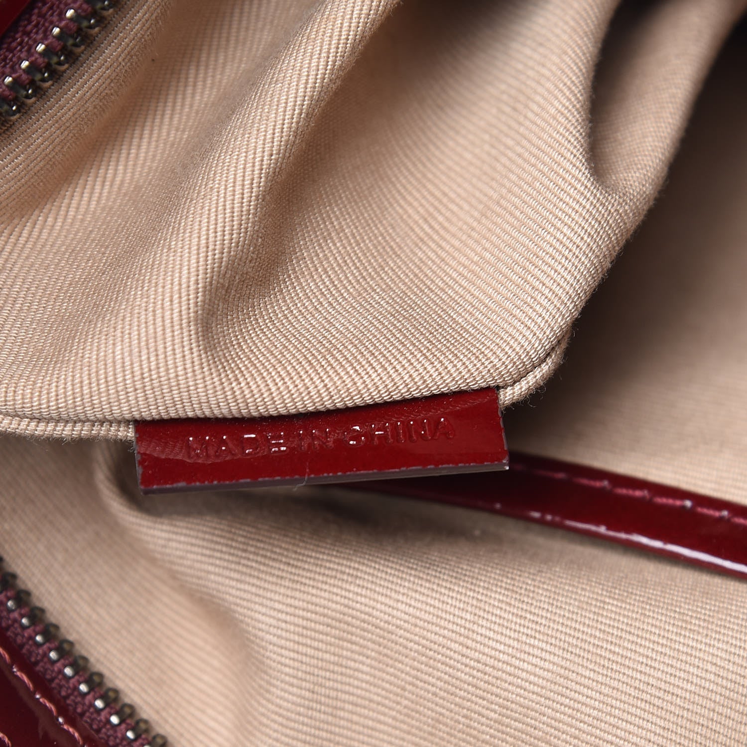 Burberry Patent Nova Check Shopper Tote Red 7 of 27