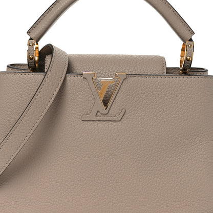 Louis Vuitton Taurillon Capucines BB Galet 7 of 9