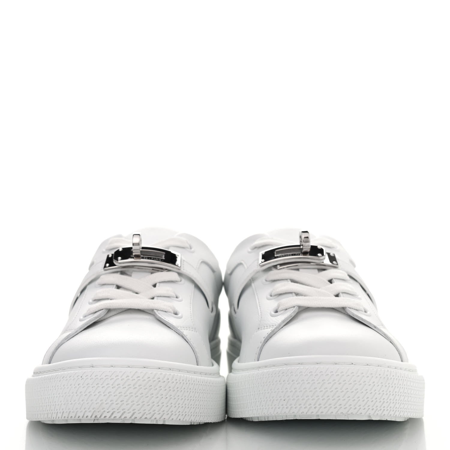 Hermes Calfskin Day Sneakers 36.5 White 2 of 4