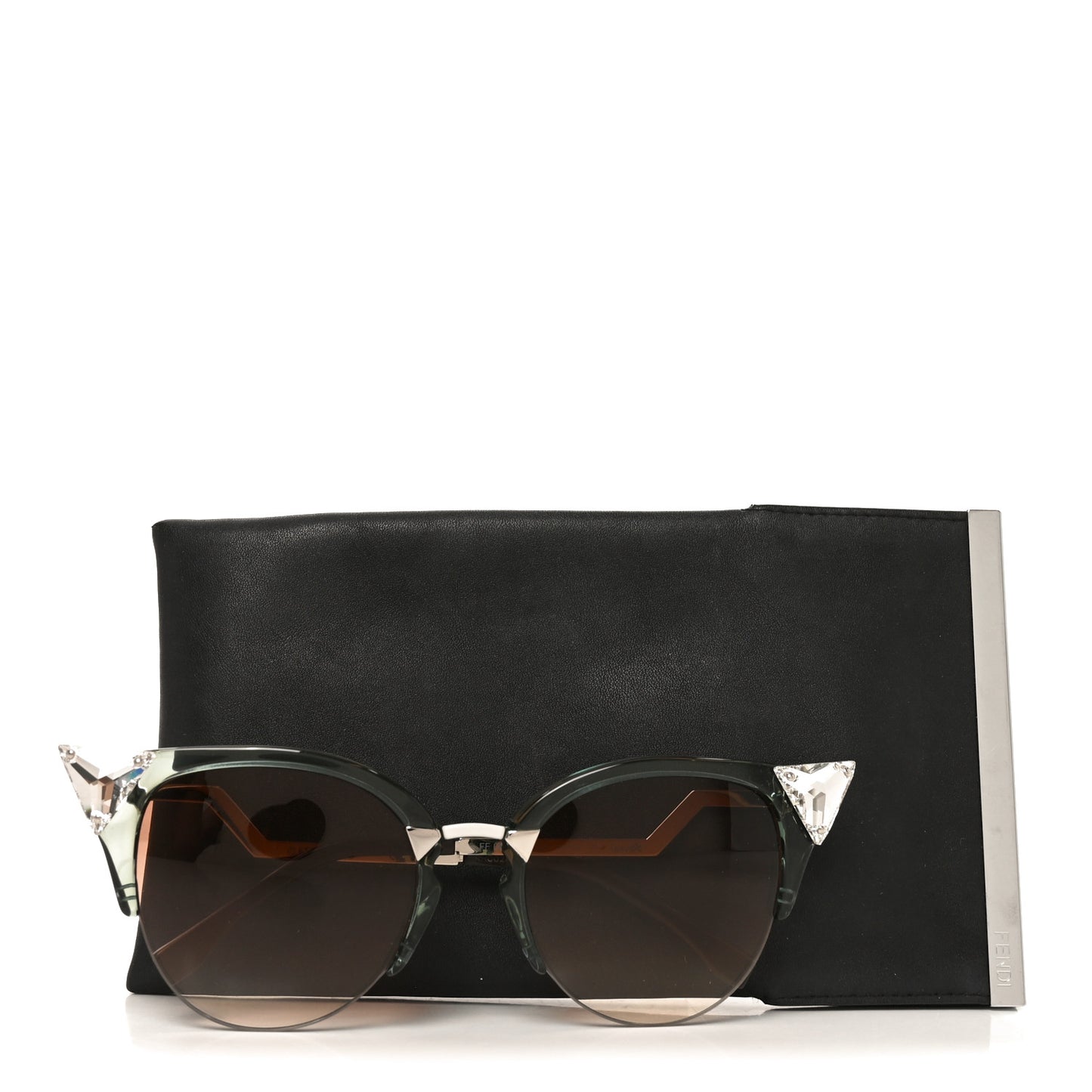Iridia Cat Eye Sunglasses FF 0041/S Green