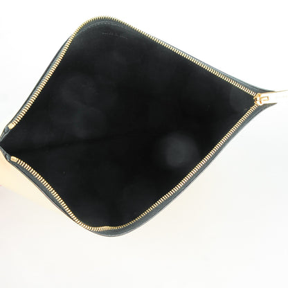 Celine Spazzolato Clutch Pouch Yellow 5 of 9