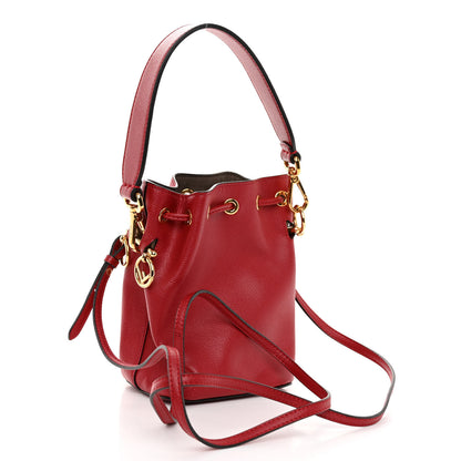 Fendi Vitello Cruise F is Fendi Mini Mon Tresor Bucket Bag Fragola 3 of 9
