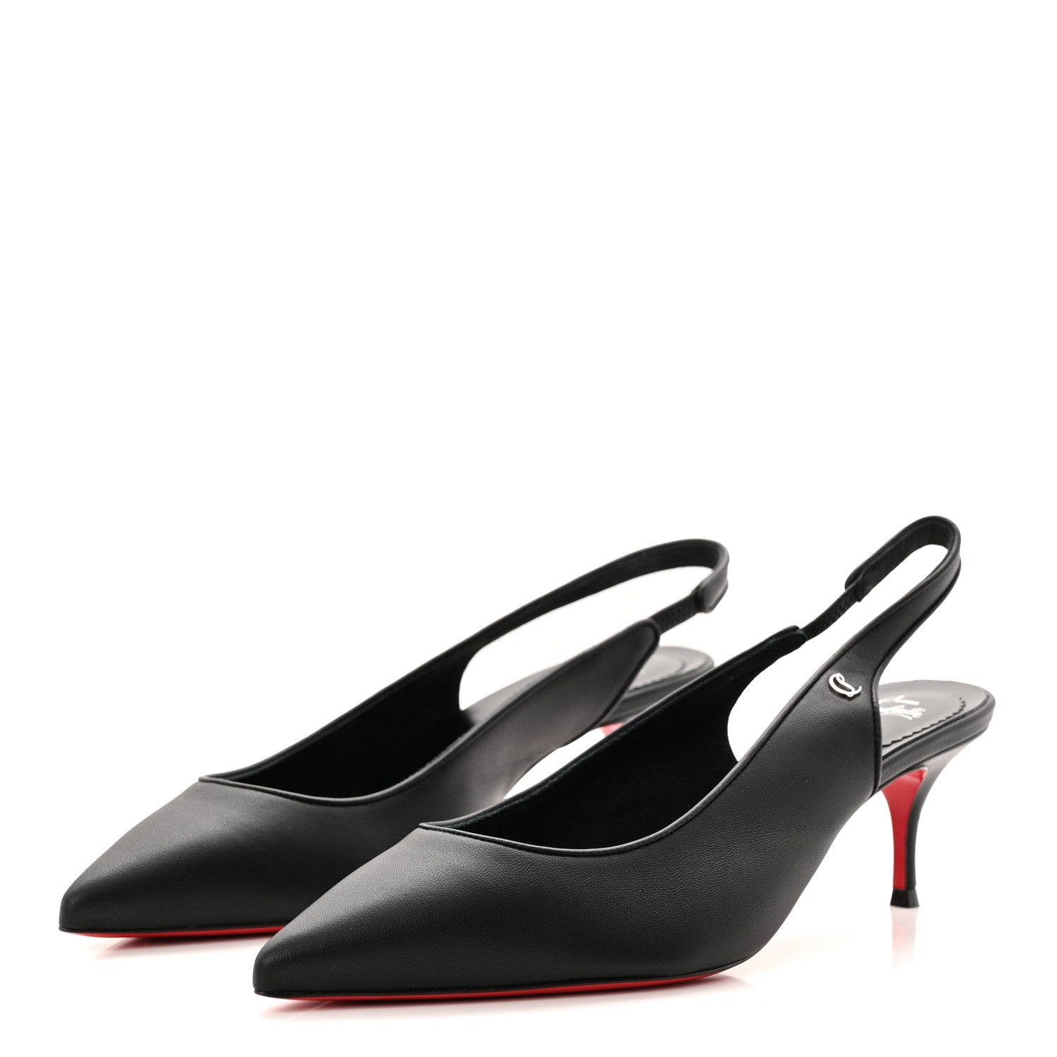 Christian Louboutin Nappa Sporty Kate Slingback 55 Pumps 39.5 Black 4 of 9