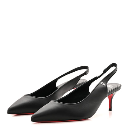 Christian Louboutin Nappa Sporty Kate Slingback 55 Pumps 39.5 Black 4 of 9