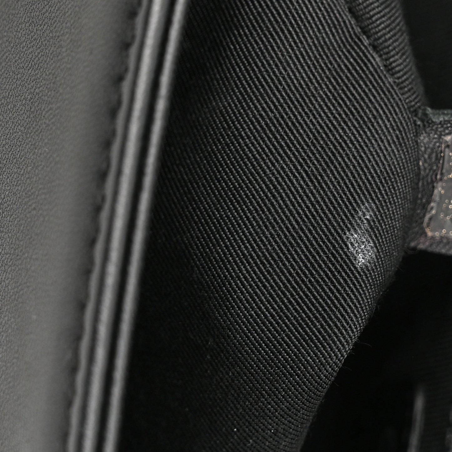 Lambskin Quilted Medium Boy Flap Black
