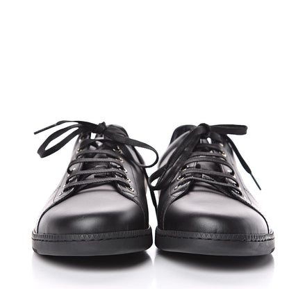 Gucci Calfskin Womens Interlocking G Sneakers 40 Black 2 of 8