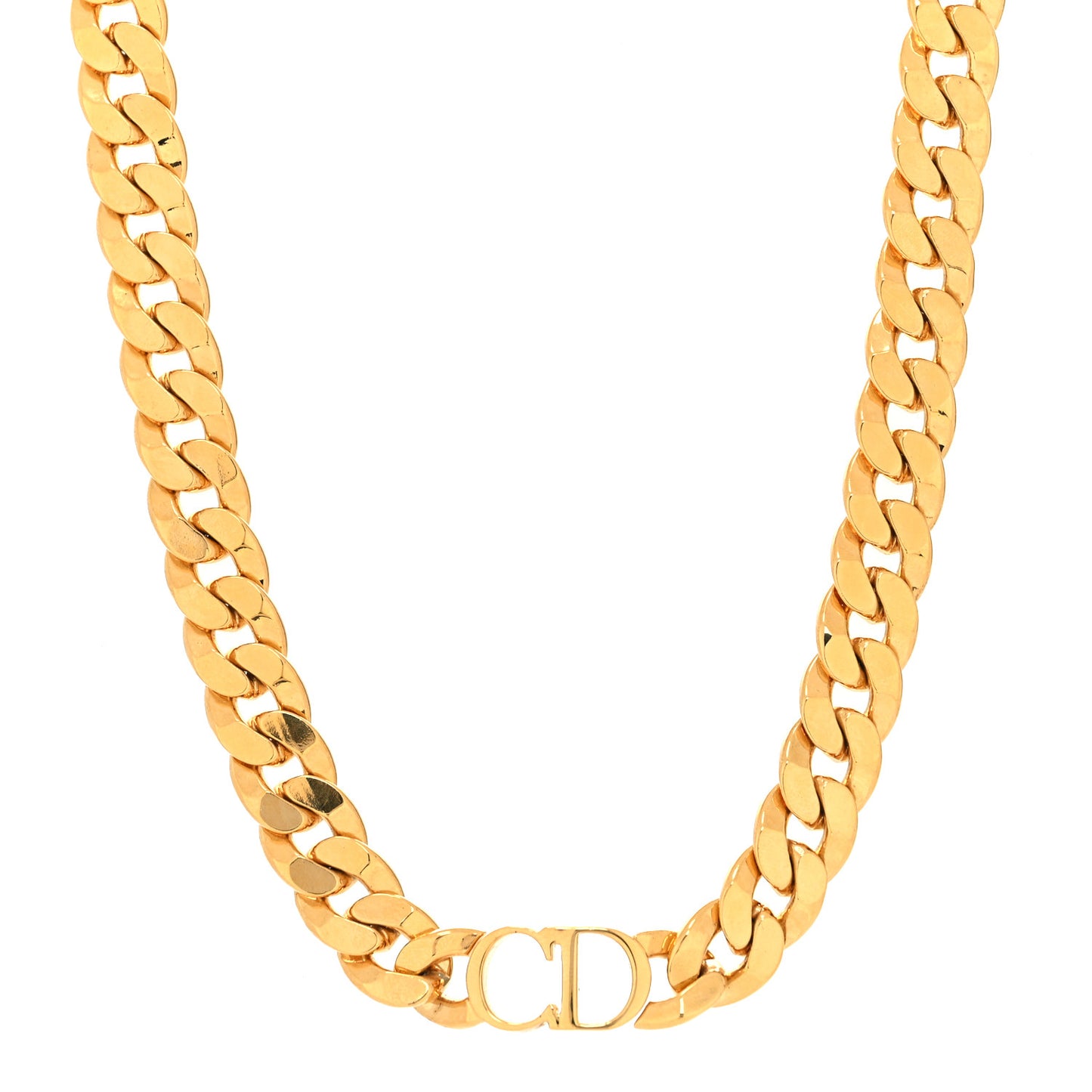 Metal Danseuse Etoile Chain Choker Necklace Gold