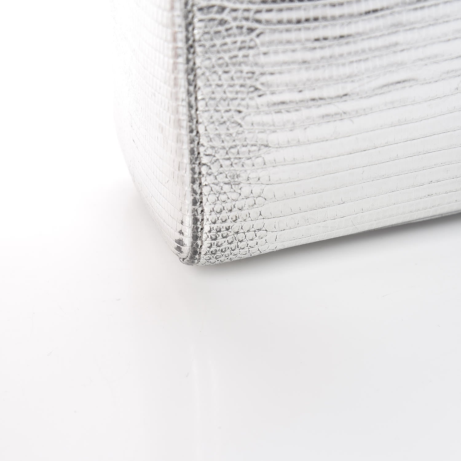 Christian Dior Metallic Lizard Mini Lady Dior Silver 15 of 17