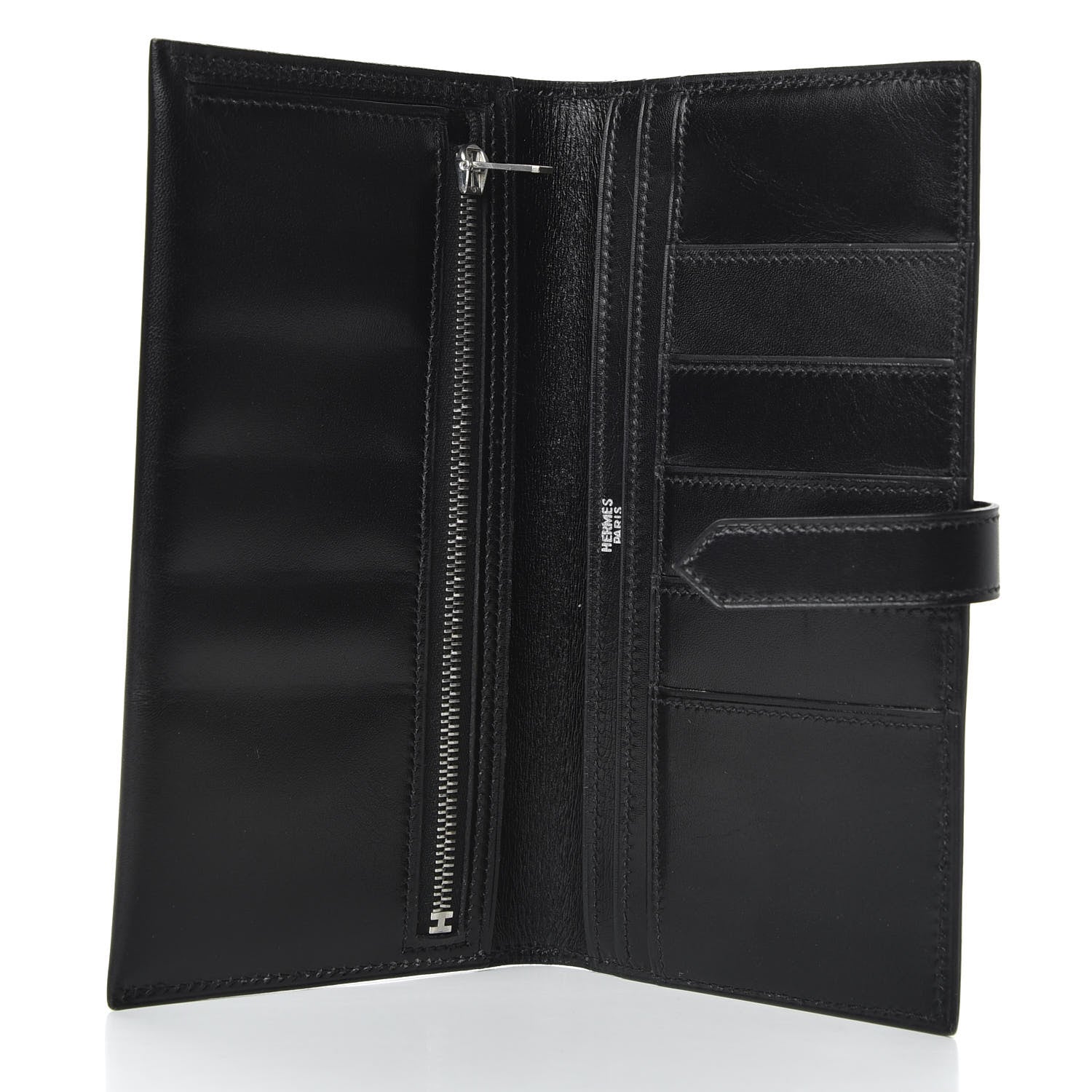Hermes Box Bearn Wallet Black 6 of 7