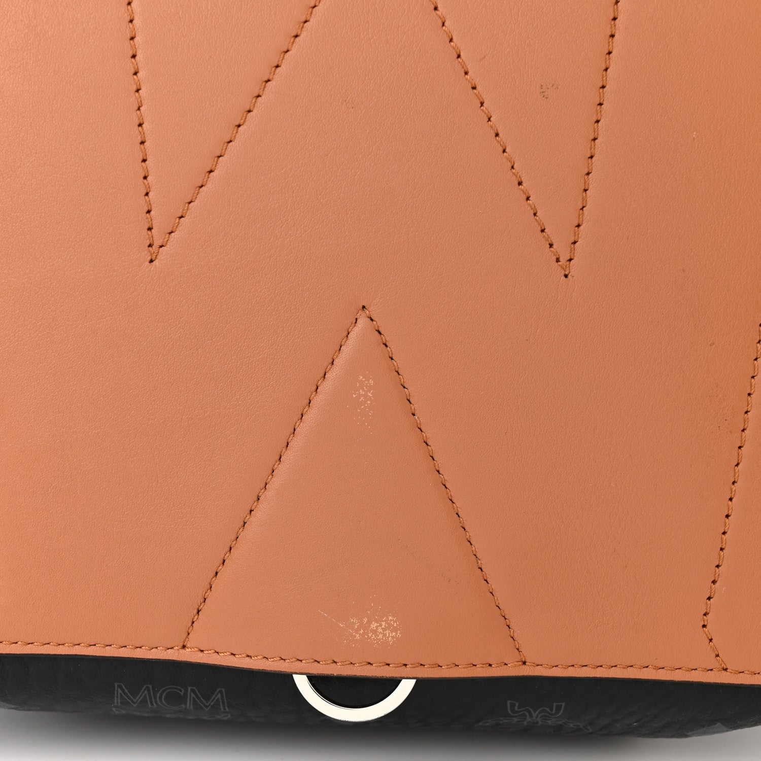 MCM Visetos Small Gunta Shopper Black 10 of 12