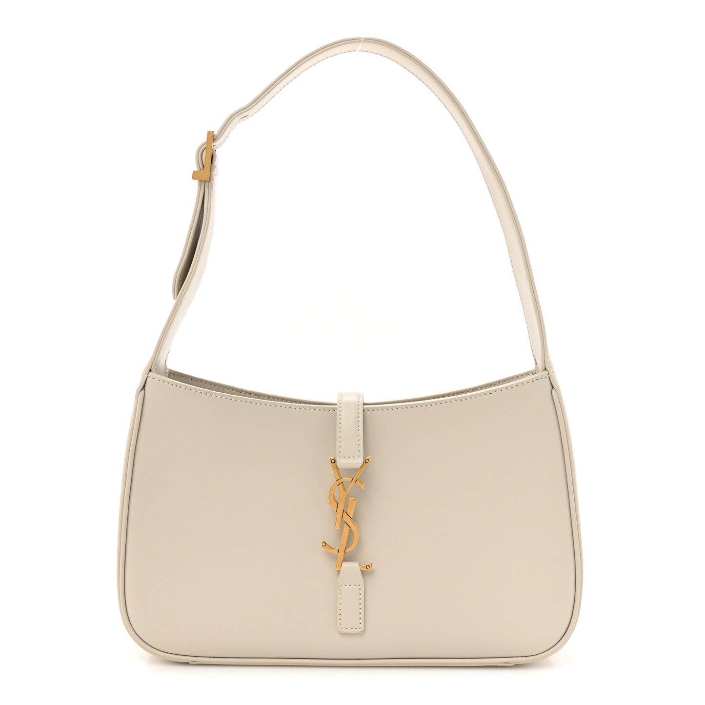 Smooth Calfskin Le 5 A 7 Hobo Blanc Vintage
