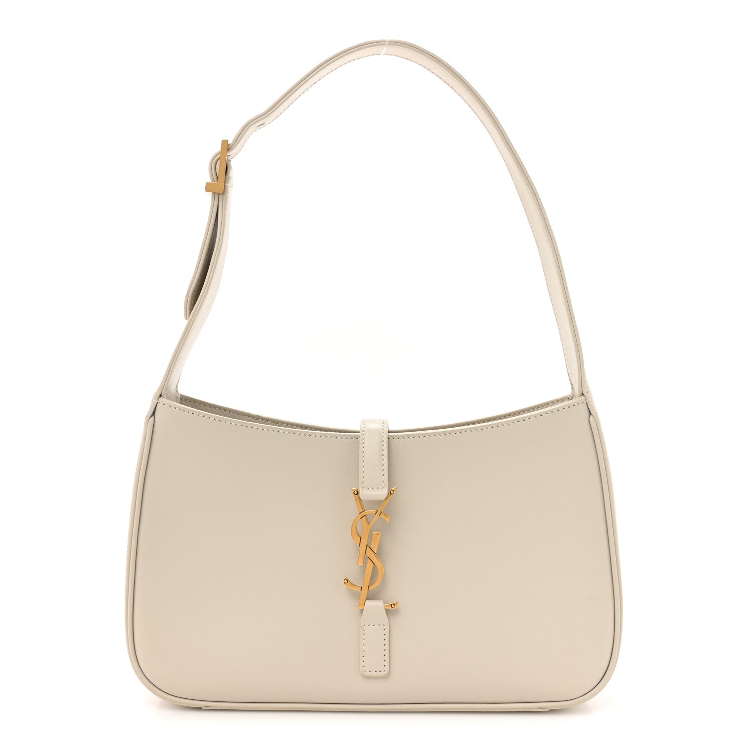 Saint Laurent Smooth Calfskin Le 5 A 7 Hobo Blanc Vintage 1 of 11
