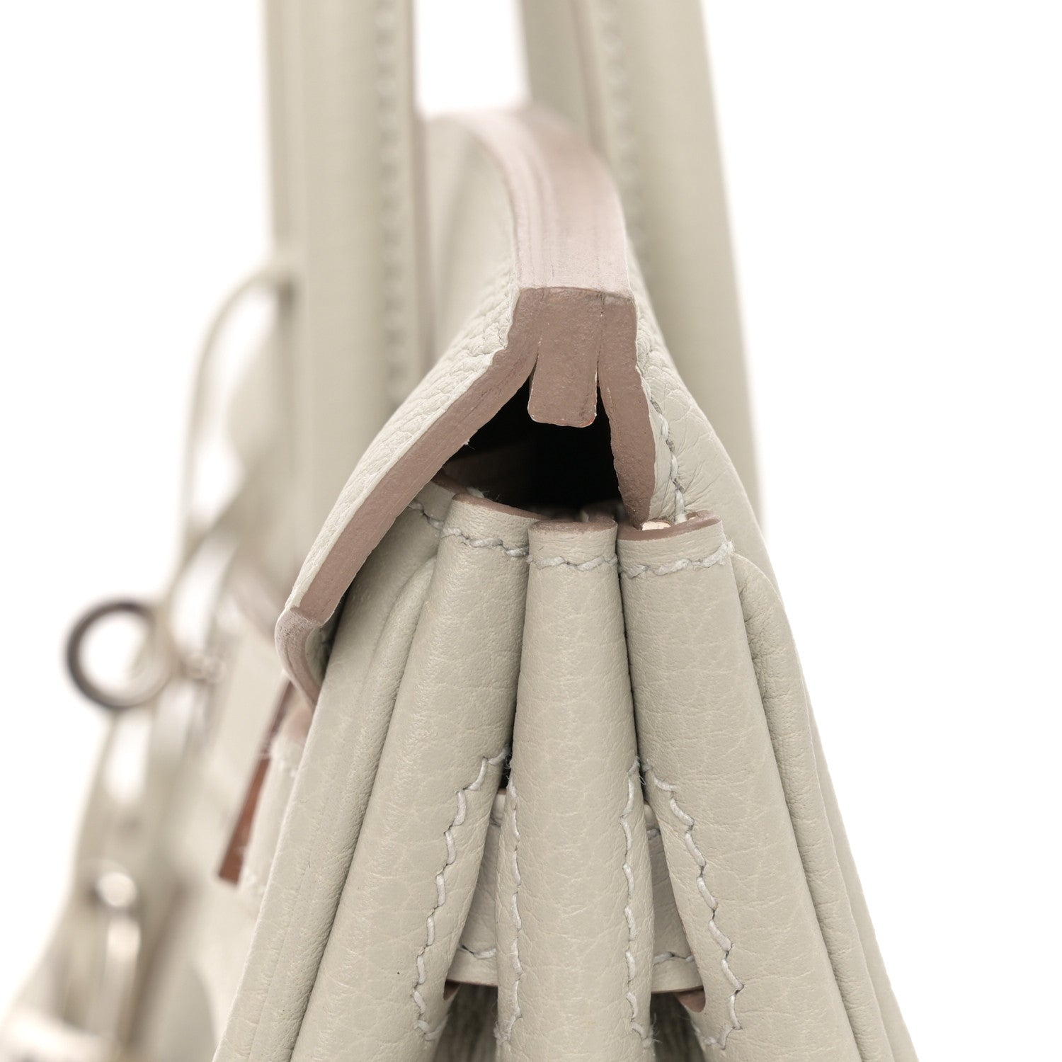 Hermes Togo Verso Birkin 25 Gris Perle 12 of 13