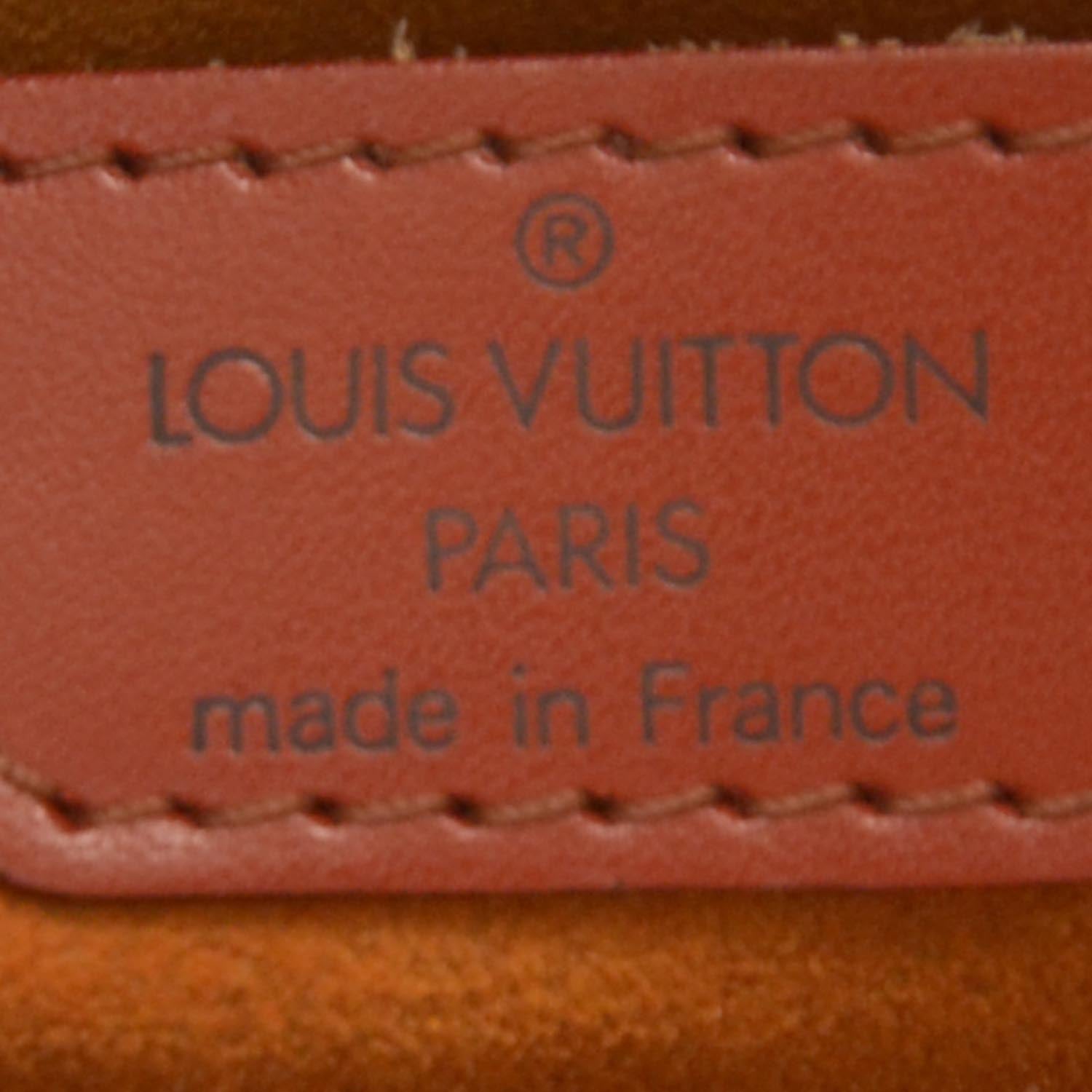 Louis Vuitton Epi Saint Jacques Shoulder Bag Tote Fawn 6 of 8