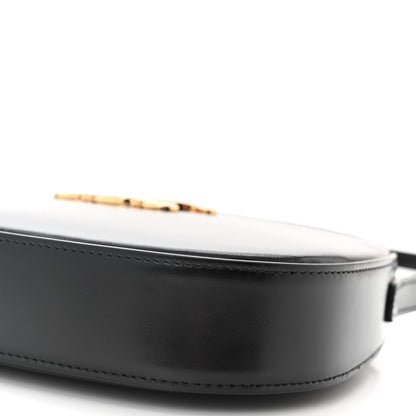 Celine Shiny Calfskin Medium Tilly Triomphe Shoulder Bag Black 9 of 9