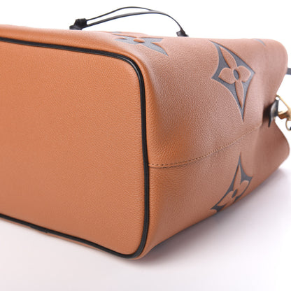 Louis Vuitton Empreinte Monogram Giant Crafty Neonoe MM Caramel Black 11 of 11