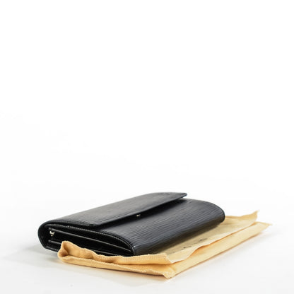 Louis Vuitton Epi Sarah Wallet Black 4 of 8