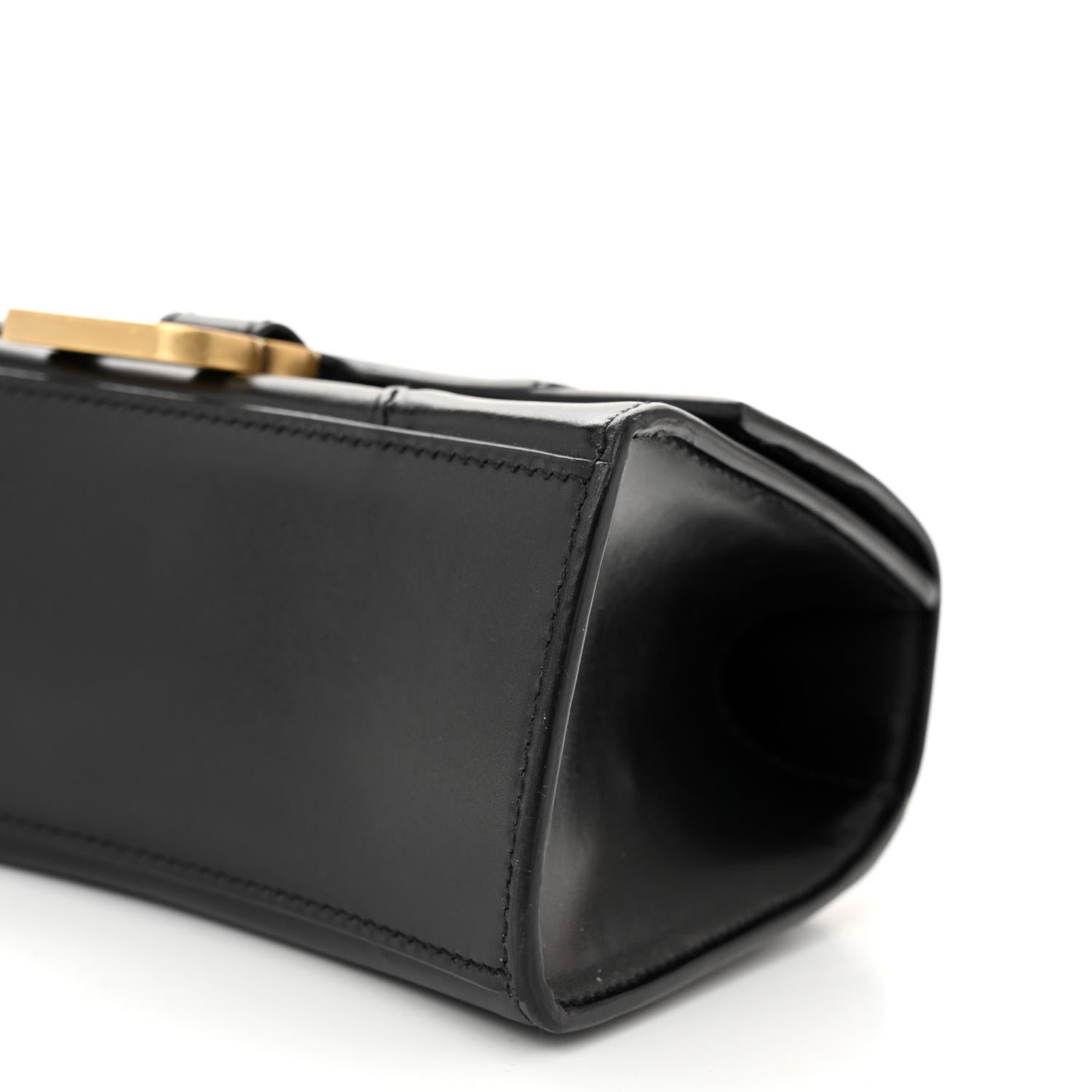 Balenciaga Shiny Box Calfskin Hourglass Top Handle Bag XS Black 9 of 9