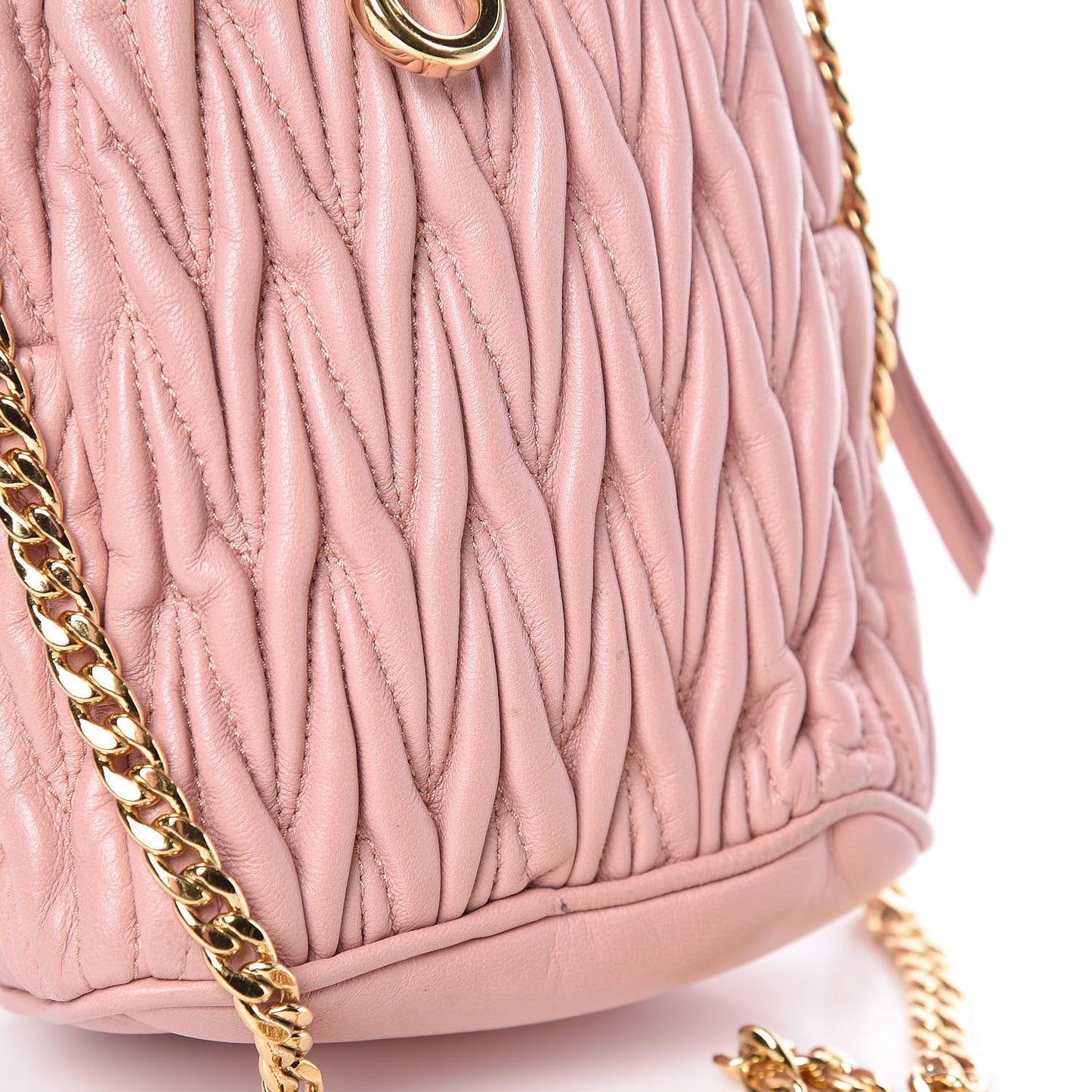 Nappa Matelasse Mini Backpack Orchidea