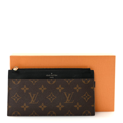 Louis Vuitton Monogram Slim Purse Black 7 of 7