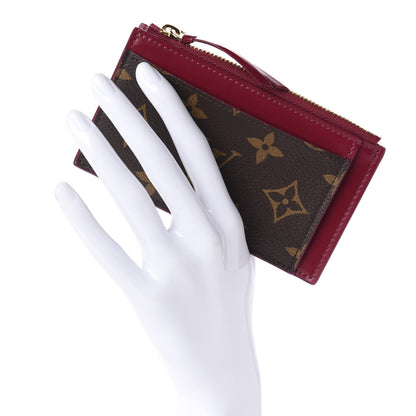 Louis Vuitton Monogram Zipped Card Holder Fuchsia 2 of 10