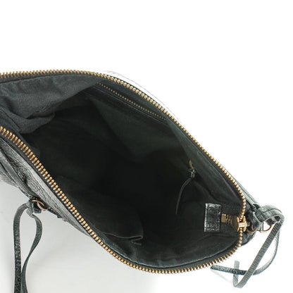Balenciaga Agneau Classic Hardware Flat Crossbody Black 5 of 7