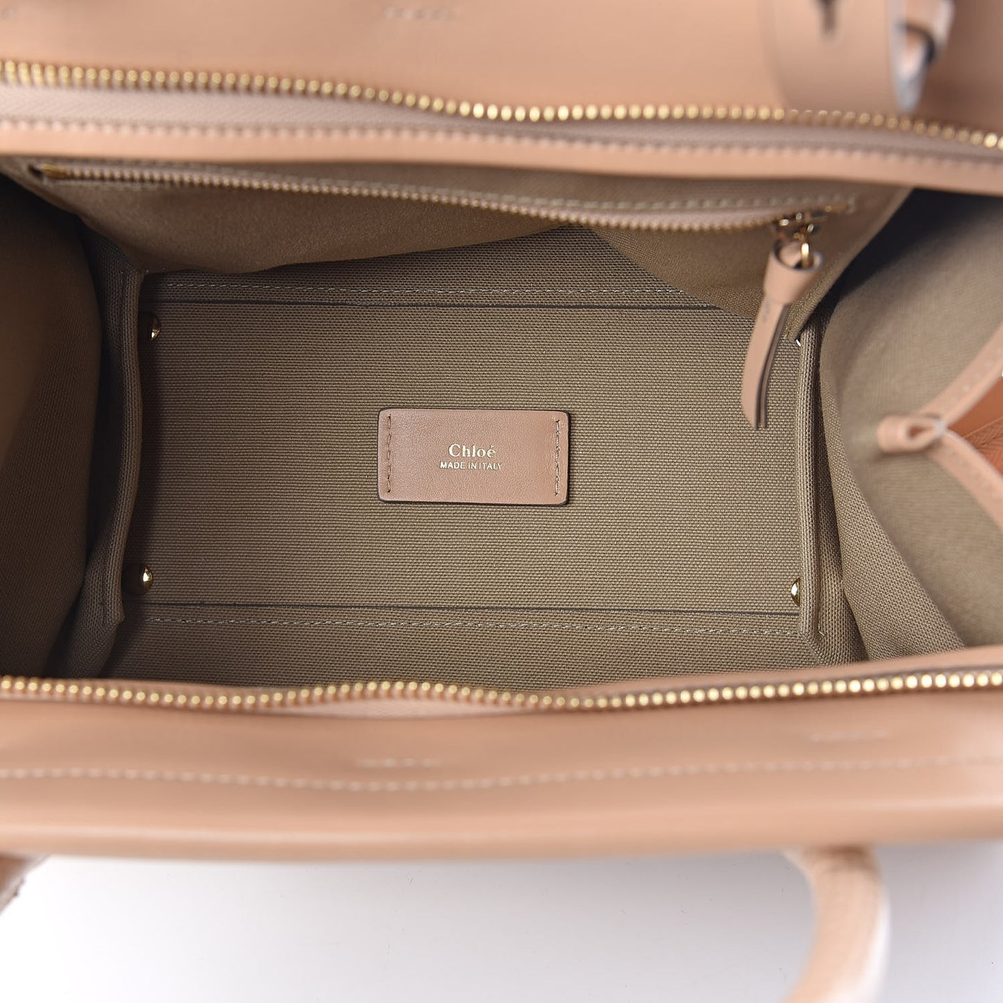 Calfskin Ayers Top Handle Shoulder Bag Beige