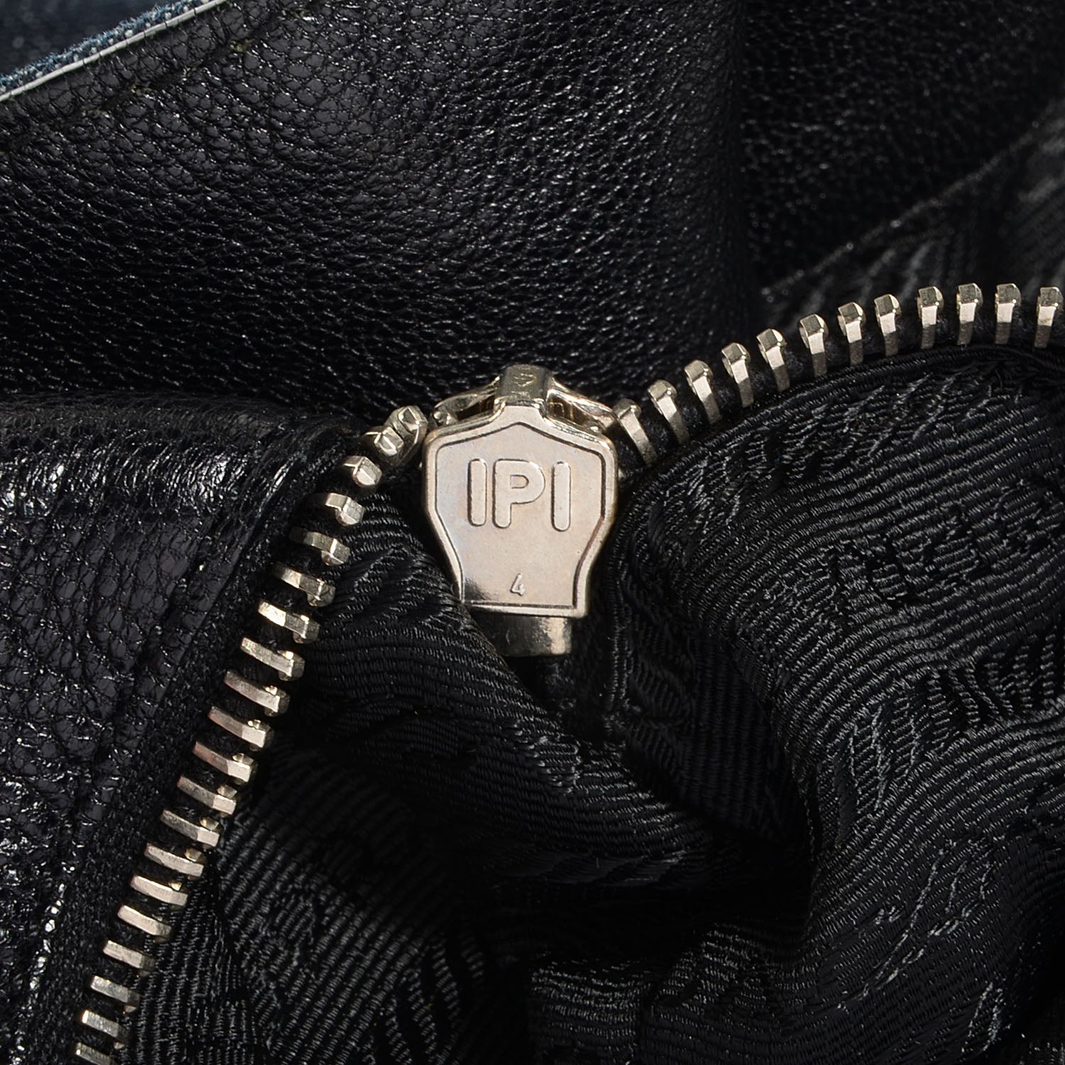 Prada Denim Shopping Tote Blue 9 of 10