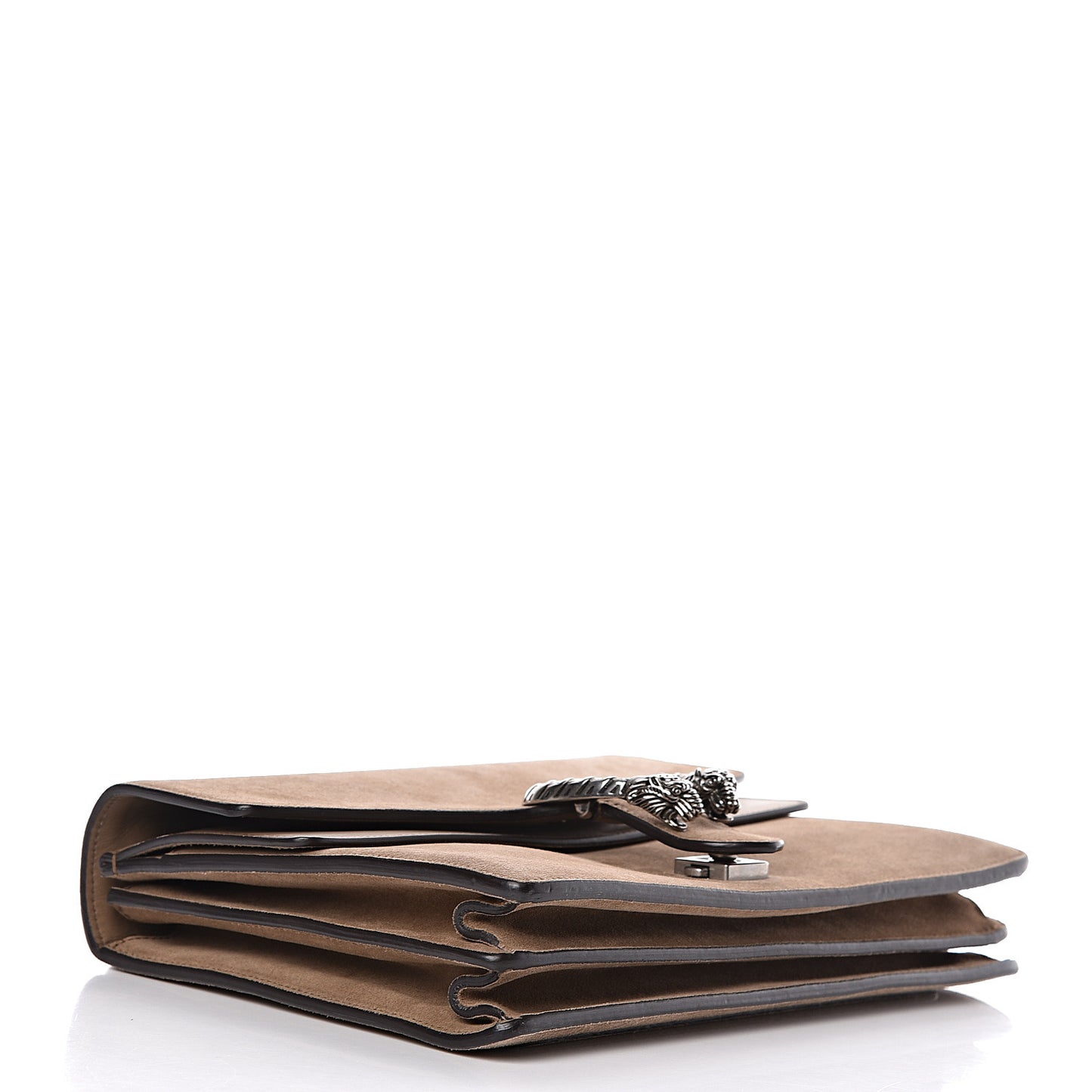 Suede Medium Dionysus Shoulder Bag Taupe