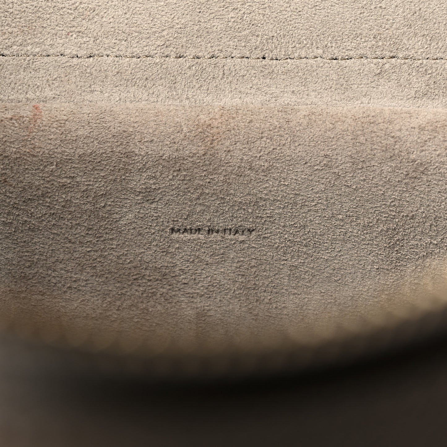 Grained Calfskin Mini Belt Bag Light Taupe