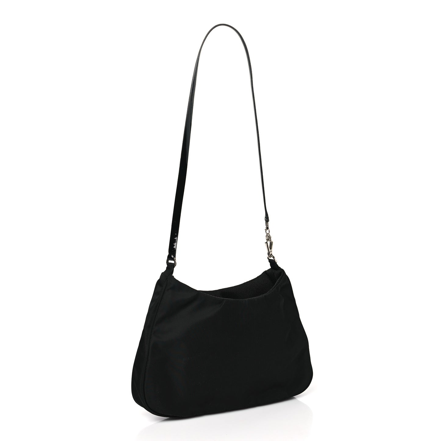 Tessuto Nylon Small Shoulder Bag Black