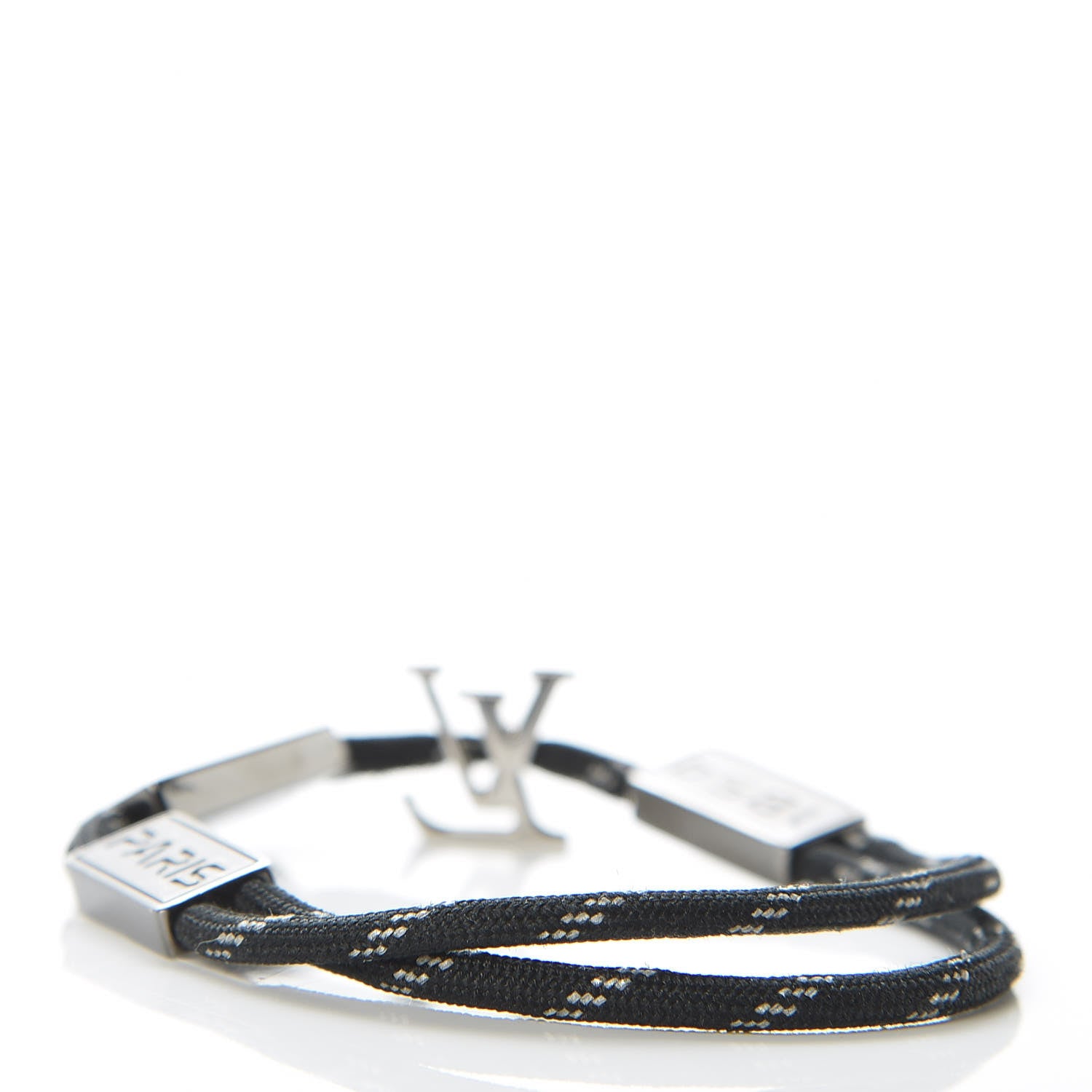 Louis Vuitton Nylon LV Satellite Bracelet M Black 3 of 8