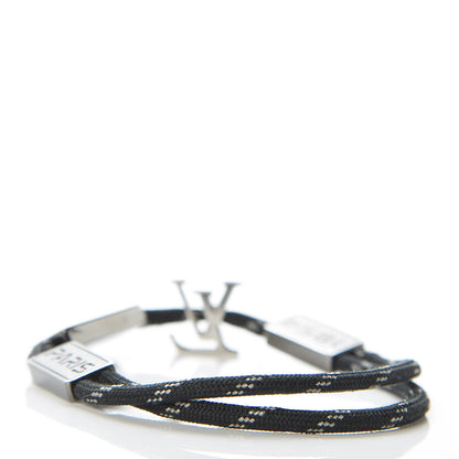 Louis Vuitton Nylon LV Satellite Bracelet M Black 3 of 8