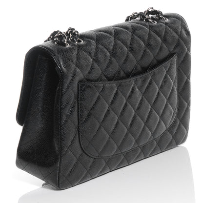 Chanel Caviar Jumbo Single Flap Black 3 of 8