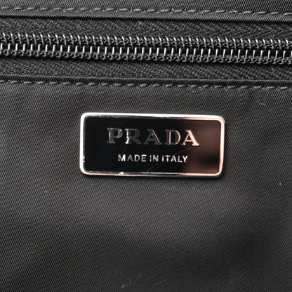 Prada Re-Nylon Vitello Padded Large Flap Shoulder Bag Black 8 of 13