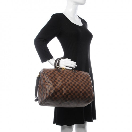 Damier Ebene Speedy Bandouliere 35