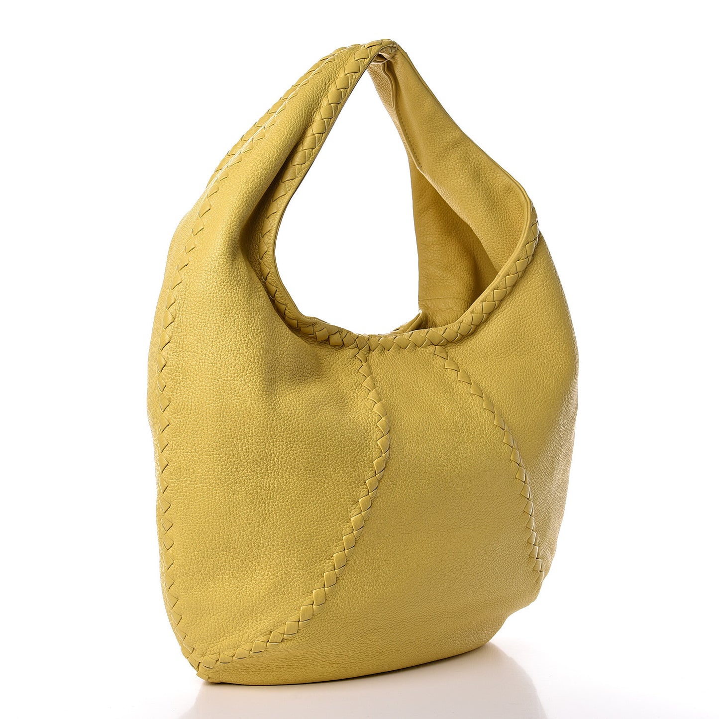Cervo Deerskin Large Hobo Yellow