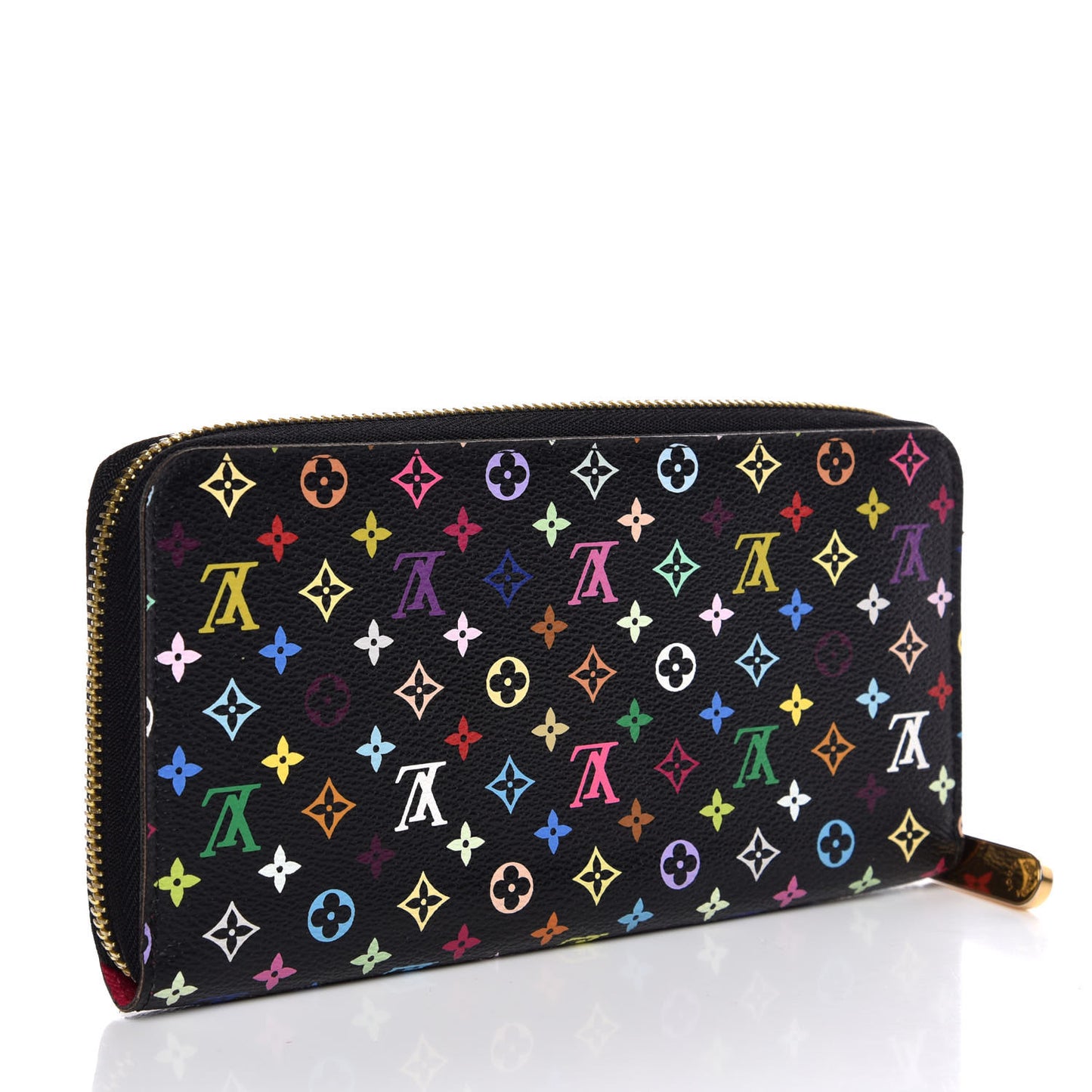 Monogram Multicolor Zippy Wallet Black Grenade