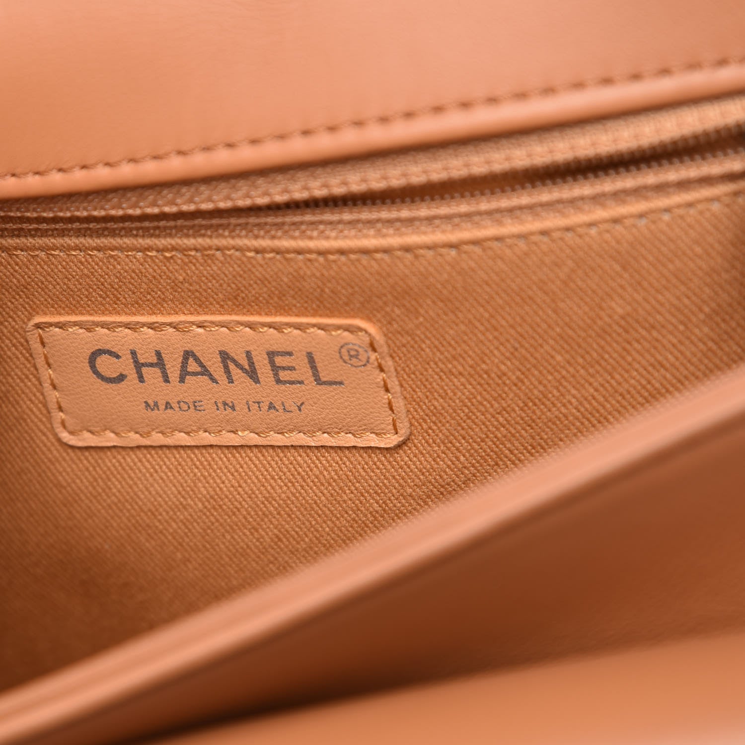 Chanel Calfskin Coco Eyelets Small Flap Bag Camel 6 of 9