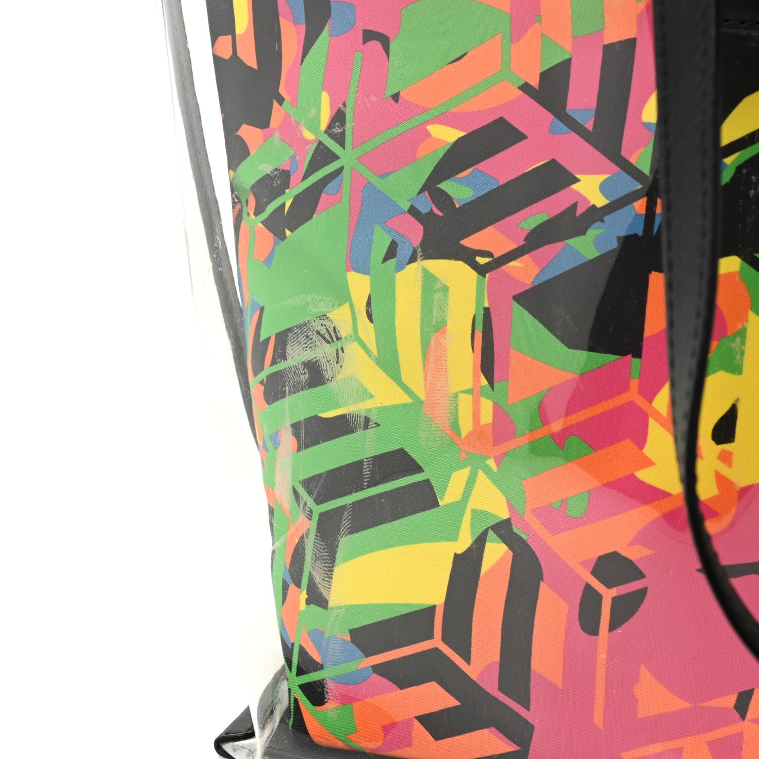 MCM PVC Medium Portuna Shopper Tote Pink Multicolor 11 of 18