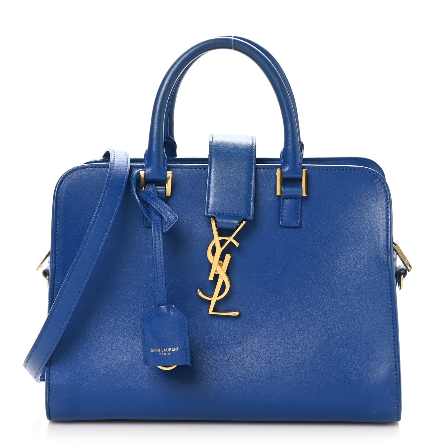 Calfskin Monogram Baby Cabas Blue
